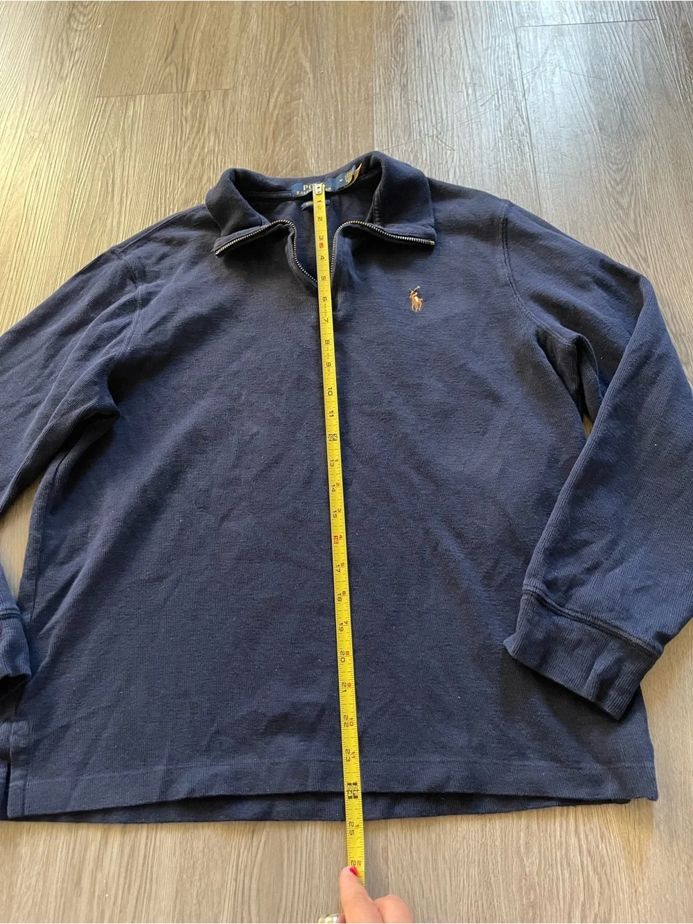 Polo Ralph Lauren estate rob quarter zip sweater